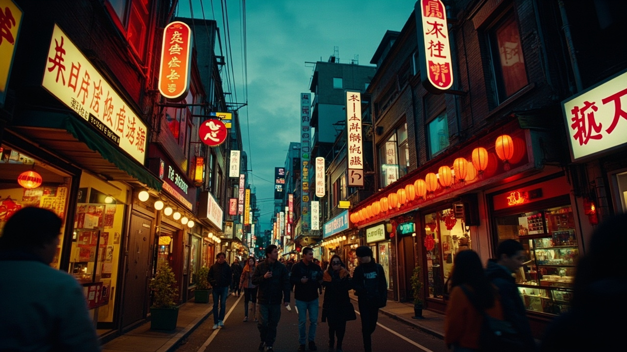 横滨中华街街景